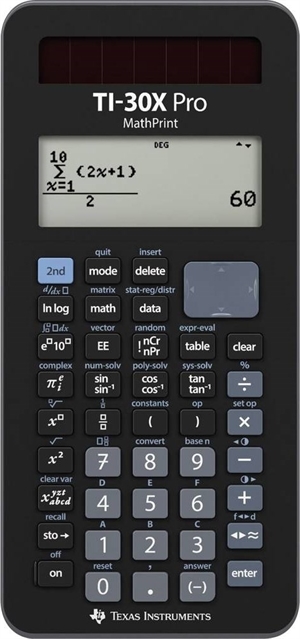 Texas Instruments TI-30X Pro Mathprint Vědecký kalkulátor